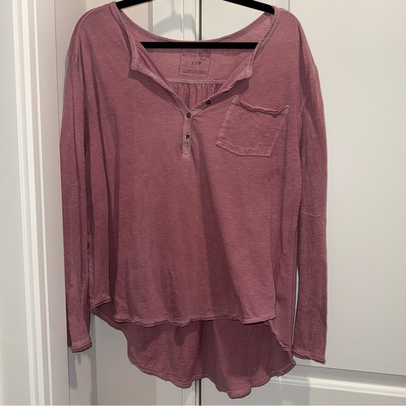 We The Free Tops - We The Free Dusty Rose Long Sleeve Top